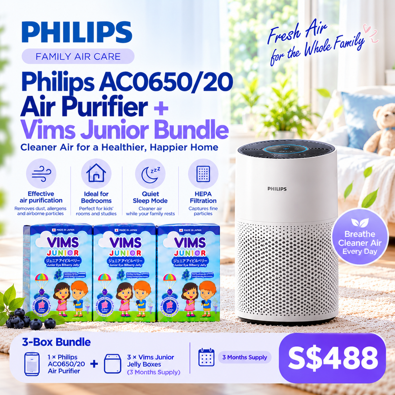 Philips AC0650/20 with 3 boxes of Vims Junior Jelly