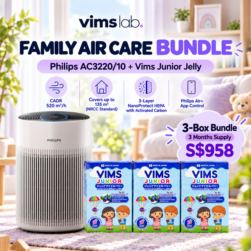Philips AC3220/10 with 3 boxes of Vims Junior Jelly